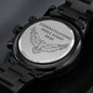 2025 Black Chronograph Watch, Eagle Scout Gift