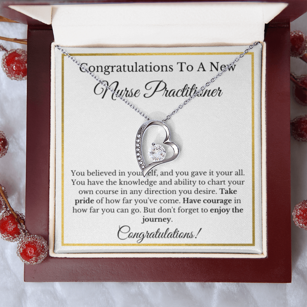 Nurse Practitioner Graduation NP Necklace Gift For Future Nurse