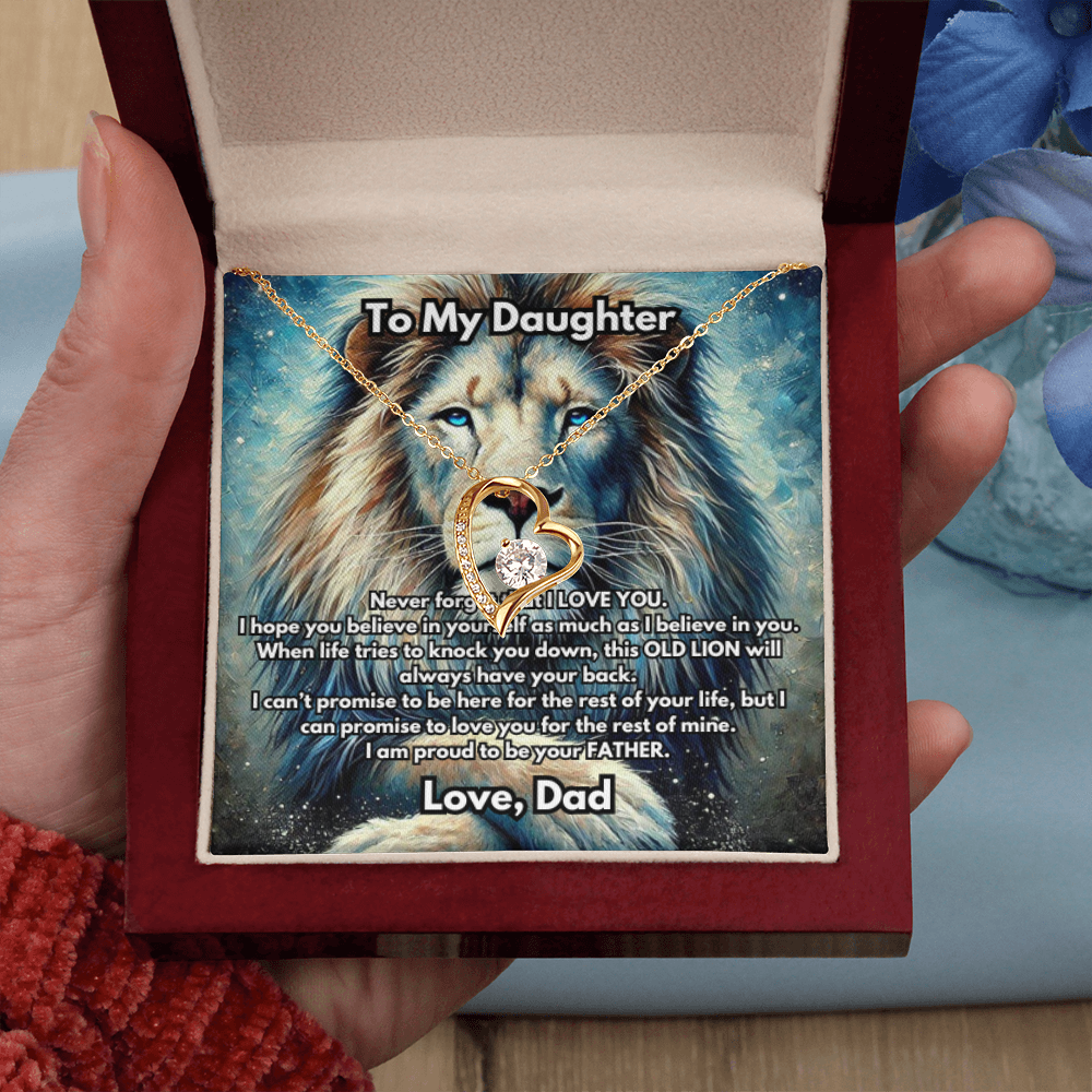 Lion Necklace, Silver or Gold Lion Necklace, Wild Animal Necklace, From Dad Necklace, Jewelry, Daughter Gift