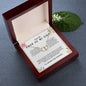 Necklace Gift PARA EL AMOR DE MI VIDA, Message Card Jewelry, Spanish, For My Love Gift Gold Jewelry