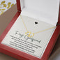To My Girlfriend Everlasting Love Necklace, Anniversary Gift
