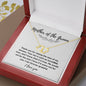 Mother of the Groom Necklace, Mother In Law Gifts, Gifts For Mother of Groom, Mother of Groom Christmas Gifts, Mother In Law Gift Ideas, Gold Jewelry