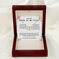 Necklace Gift PARA EL AMOR DE MI VIDA, Message Card Jewelry, Spanish, For My Love Gift Gold Jewelry