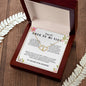 Necklace Gift PARA EL AMOR DE MI VIDA, Message Card Jewelry, Spanish, For My Love Gift Gold Jewelry