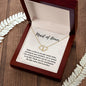Maid of Honor Wedding Day Gift, Maid of Honor Necklace Gift, Gold Diamond Jewelry Gift, Maid of Honor Gift