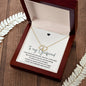 To My Girlfriend Everlasting Love Necklace, Anniversary Gift