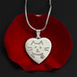Cat Engraved Heart Necklace, Personalized Pet Gift, Personalized Pet Name, Luxury 18K Gold or Silver Jewelry, Christmas Gift, Kitty
