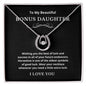 EllePendants Horseshoe Necklace, Bonus Daughter Necklace, Lucky Horseshoe, Horse Compass Jewelry, Horseshoe Gifts, Horse Lovers