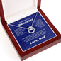 To My Daughter Necklace From Dad Lucky Jewelry