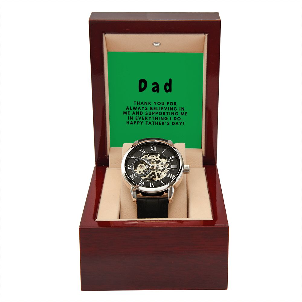 Gifts for Dad, Fathers Day from Daughter Son, Dad Birthday Watch Gifts Ideas, Best Dad Watch with Message, Happy Fathers Day, Birthday Gifts for Dad, from Daughter Son, Watch Gift For Dad