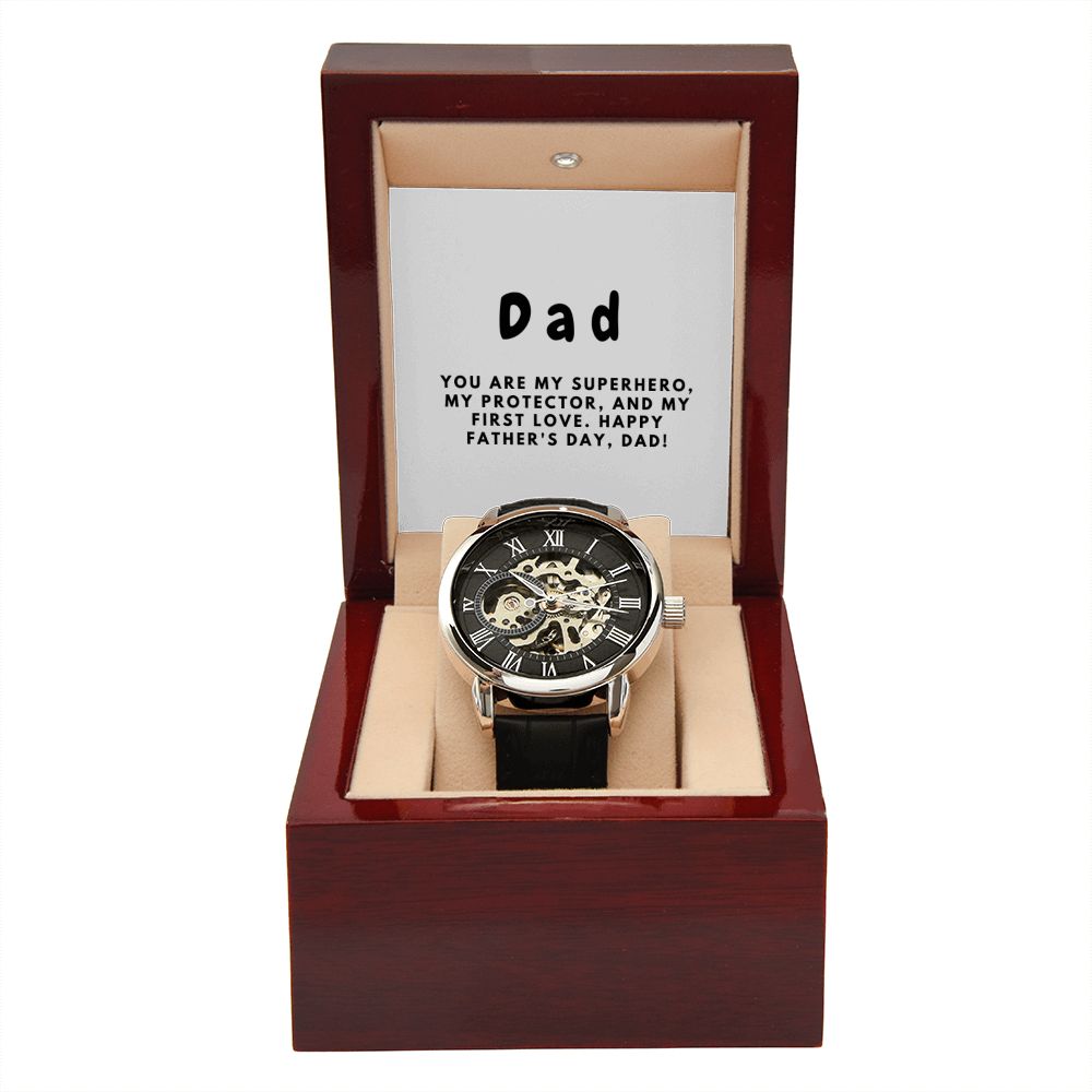 Gifts for Dad, Fathers Day from Daughter Son, Dad Birthday Watch Gifts Ideas, Best Dad Watch with Message, Happy Fathers Day, Birthday Gifts for Dad, from Daughter Son, Watch Gift For Dad