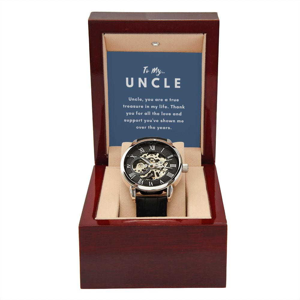 Uncle Watch Gift, From Niece, From Cousin, Father's Day, Gifts for Men, Graduation Gifts for Him, Fathers Day, Christmas
