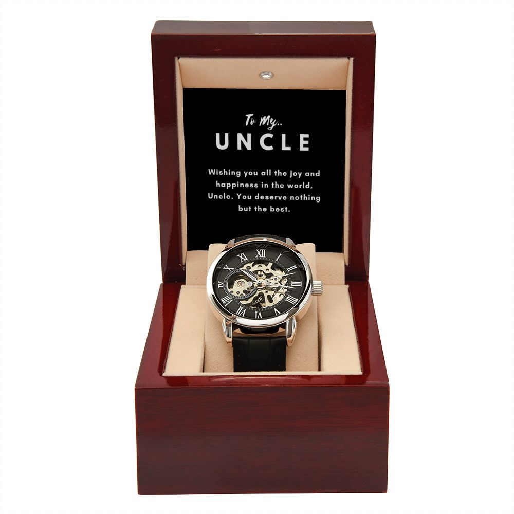 Uncle Watch Gift, From Niece, From Cousin, Father's Day, Gifts for Men, Graduation Gifts for Him, Fathers Day, Christmas