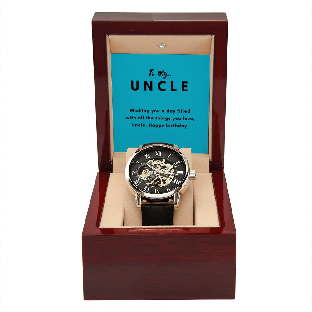 Uncle Watch Gift, From Niece, From Cousin, Father's Day, Gifts for Men, Graduation Gifts for Him, Fathers Day, Christmas
