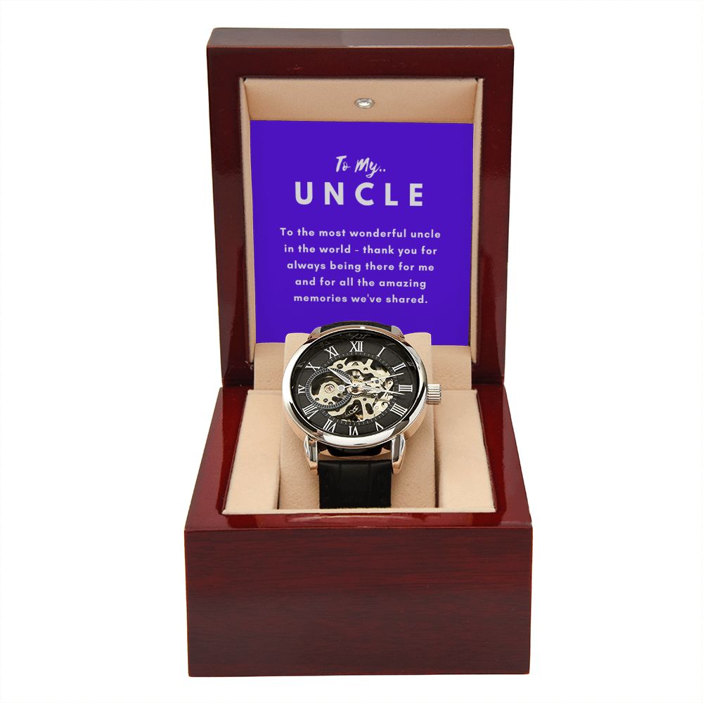 Uncle Watch Gift, From Niece, From Cousin, Father's Day, Gifts for Men, Graduation Gifts for Him, Fathers Day, Christmas