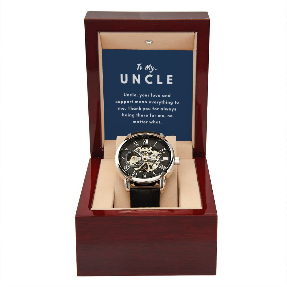 Uncle Watch Gift, From Niece, From Cousin, Father's Day, Gifts for Men, Graduation Gifts for Him, Fathers Day, Christmas
