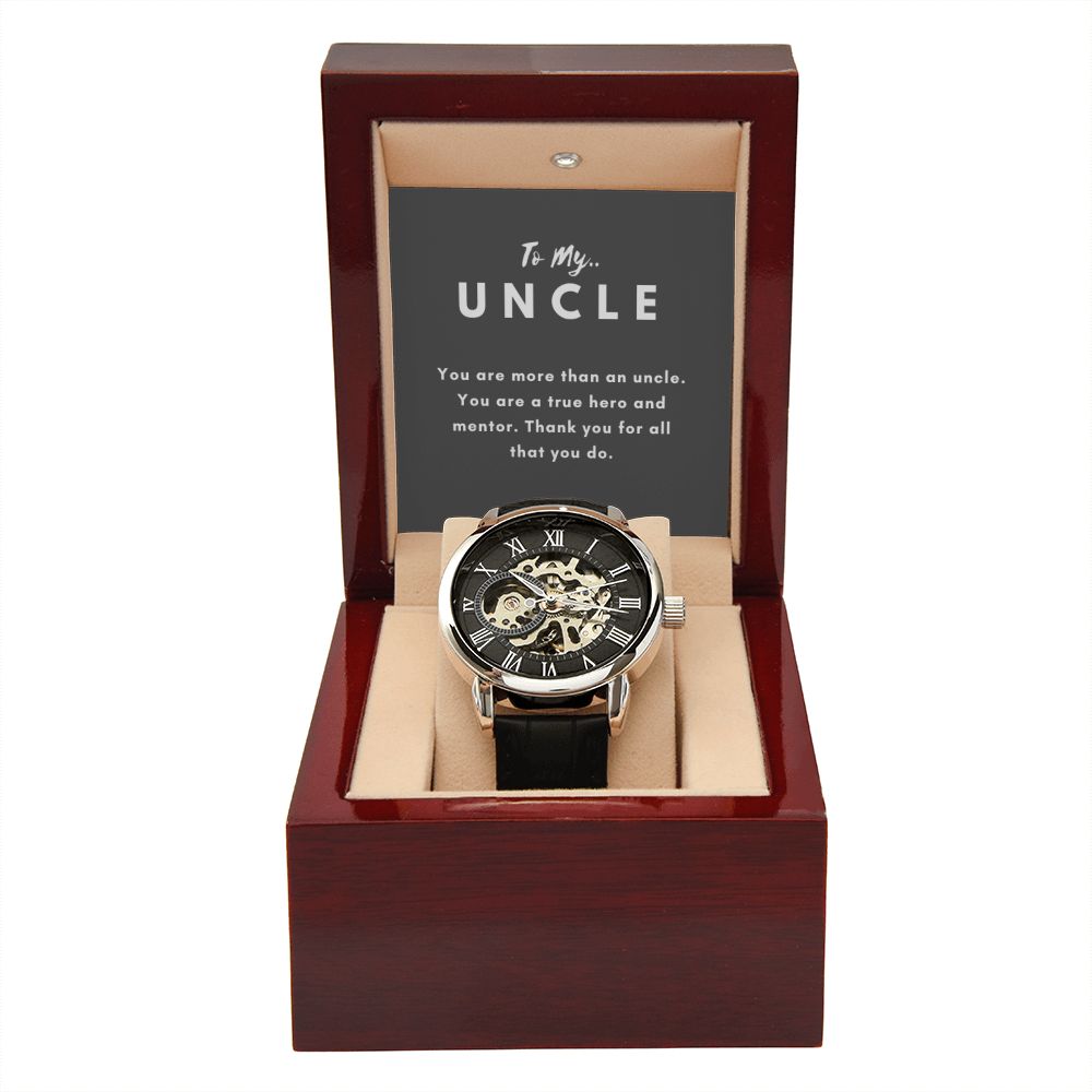Uncle Watch Gift, From Niece, From Cousin, Father's Day, Gifts for Men, Graduation Gifts for Him, Fathers Day, Christmas
