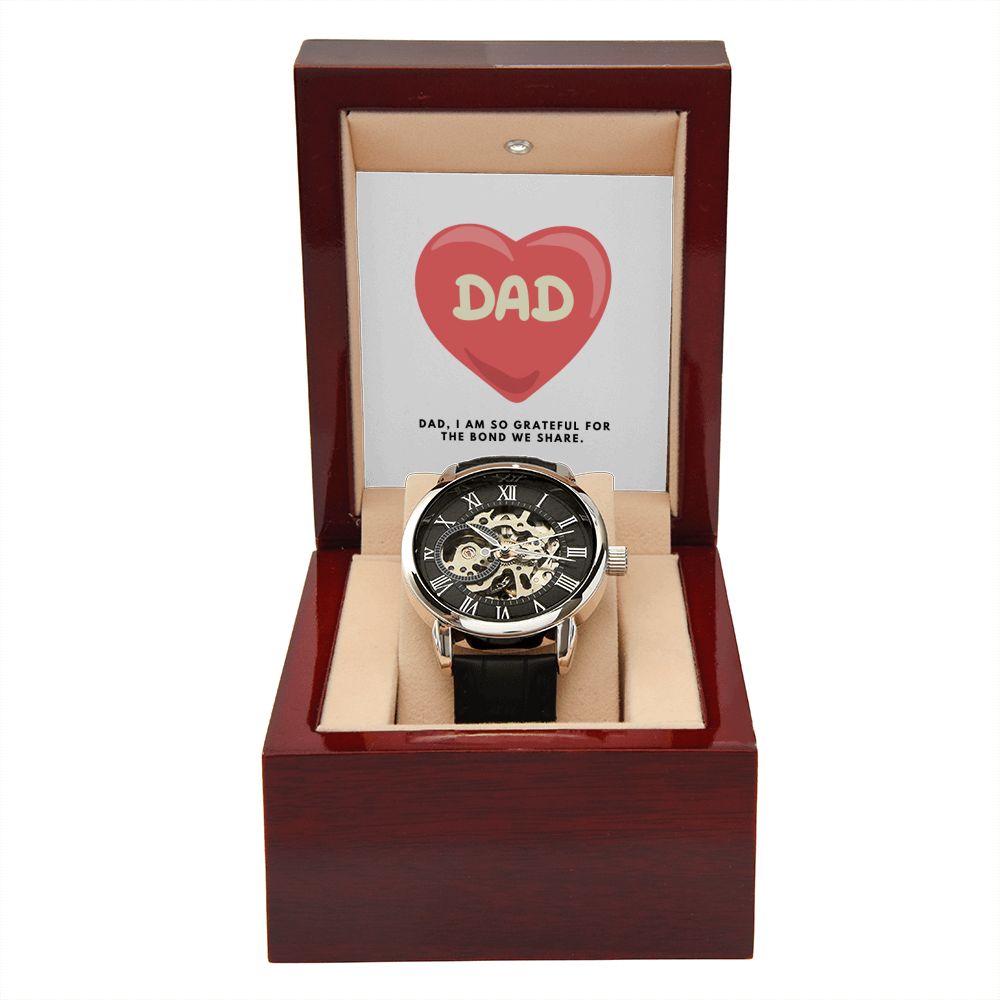 Gifts for Dad, Fathers Day from Daughter Son, Dad Birthday Watch Gifts Ideas, Best Dad Watch with Message, Happy Fathers Day, Birthday Gifts for Dad, from Daughter Son, Watch Gift For Dad