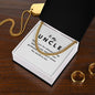 Uncle Necklace Gift, From Niece or Cousin, Link Chain Jewelry, Graduation, Father's Day, Christmas Gifts for Men, Message Card
