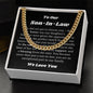 Gift for Son In Law, Son In Law Wedding Gift Idea, Son In Law Birthday Present, Jewelry for Son In Law