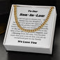 Gift for Son In Law, Son In Law Wedding Gift Idea, Son In Law Birthday Present, Jewelry for Son In Law