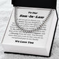 Gift for Son In Law, Son In Law Wedding Gift Idea, Son In Law Birthday Present, Jewelry for Son In Law