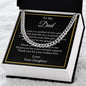 Cross Jewelry From Daughter for Dad, Grandson, Father, Husband, Godfather, Men Father's Day, Retirement, Christian Gift