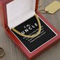 Uncle Necklace Gift, From Niece or Cousin, Link Chain Jewelry, Graduation, Father's Day, Christmas Gifts for Men, Message Card
