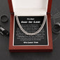 Gift for Son In Law, Son In Law Wedding Gift Idea, Son In Law Birthday Present, Jewelry for Son In Law