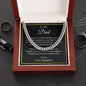 Cross Jewelry From Daughter for Dad, Grandson, Father, Husband, Godfather, Men Father's Day, Retirement, Christian Gift