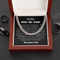 Gift for Son In Law, Son In Law Wedding Gift Idea Link Chain