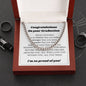 Necklace Graduation Gift for Him, Best Gift for College Graduation, Gift for New Graduate, Graduation Male Gift