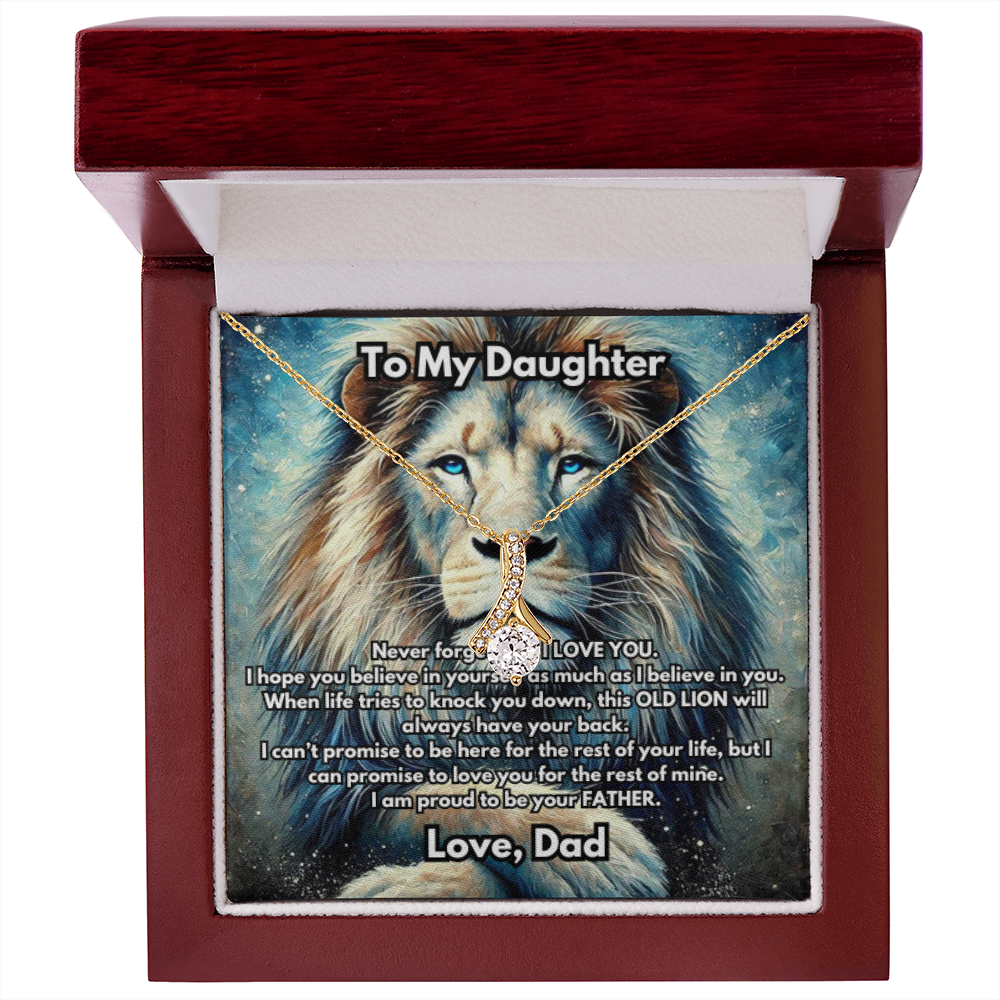 Lion Necklace, Silver or Gold Lion Necklace, Wild Animal Necklace, From Dad Necklace, Jewelry, Daughter Son Gift