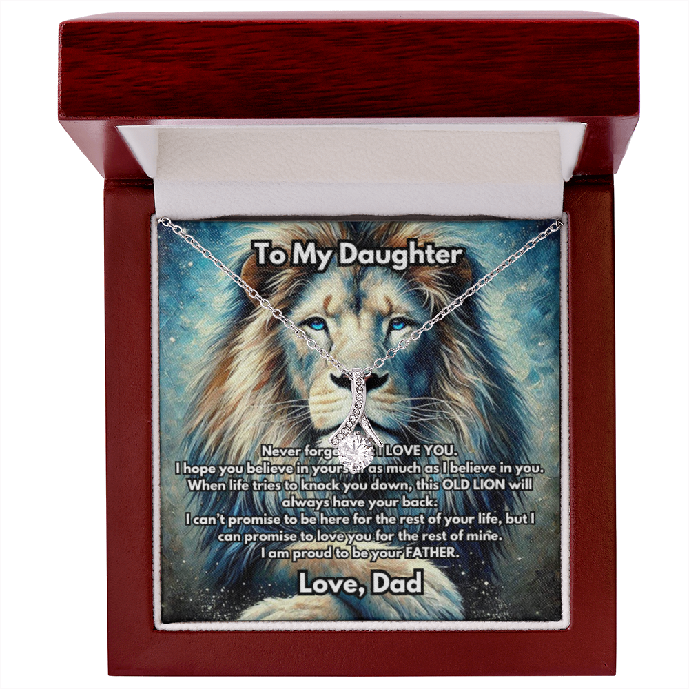 Lion Necklace, Silver or Gold Lion Necklace, Wild Animal Necklace, From Dad Necklace, Jewelry, Daughter Son Gift