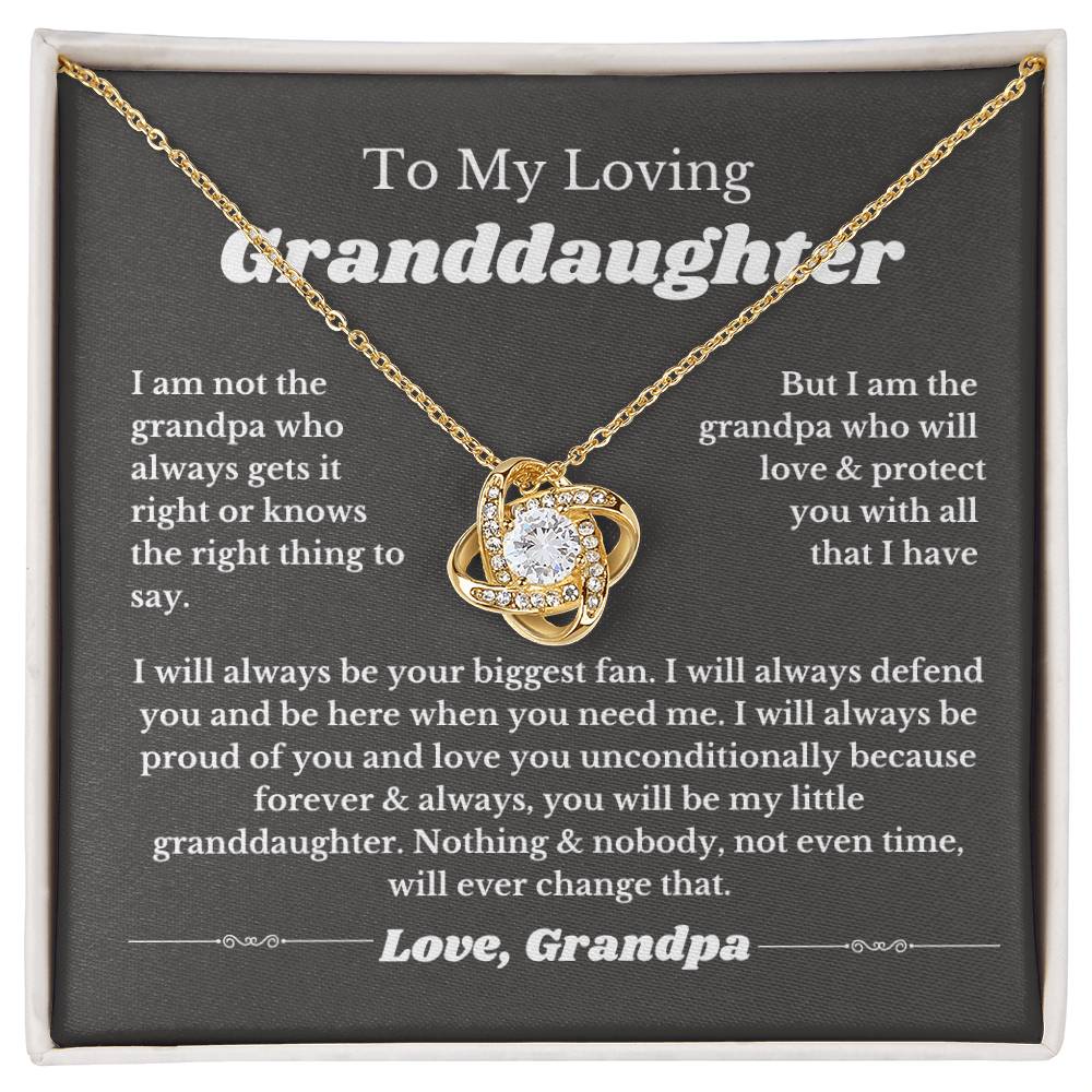 To Granddaughter from Grandpa, To Our Granddaughter From Grandpa, Birthday Gifts, Grandchild Necklace, Jewelry From Granddad
