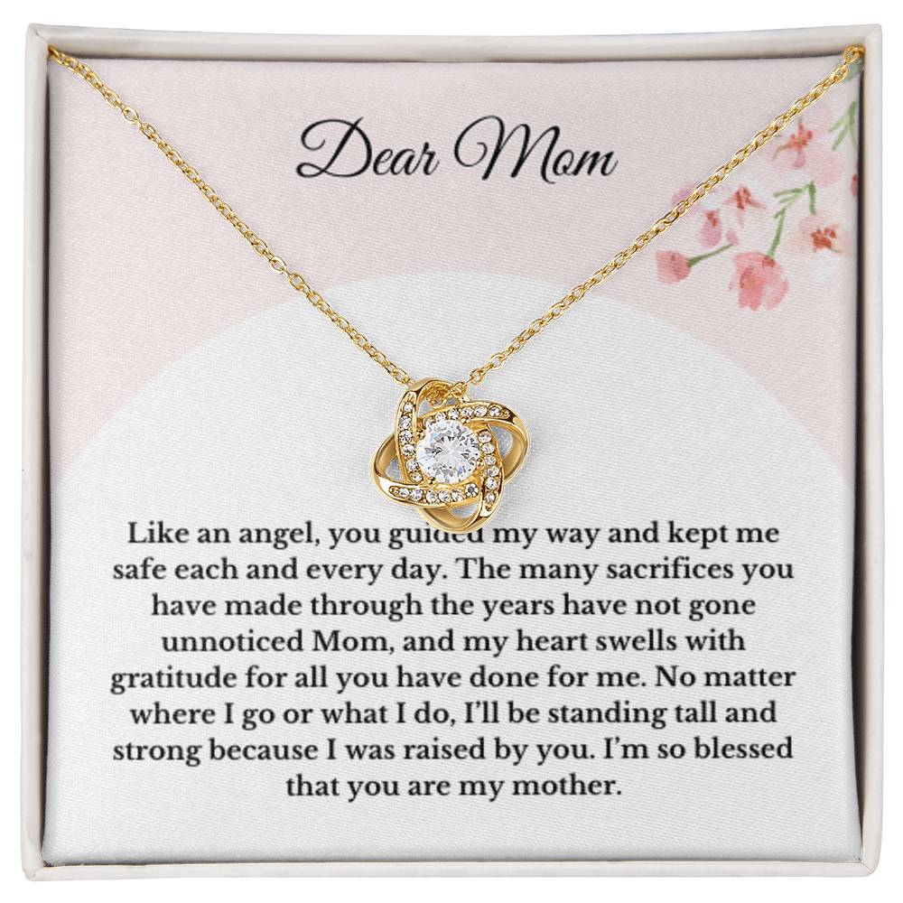 To My Mom Necklace Gifts, Gift For Mom For Mothers Day Flower Necklace For Mom