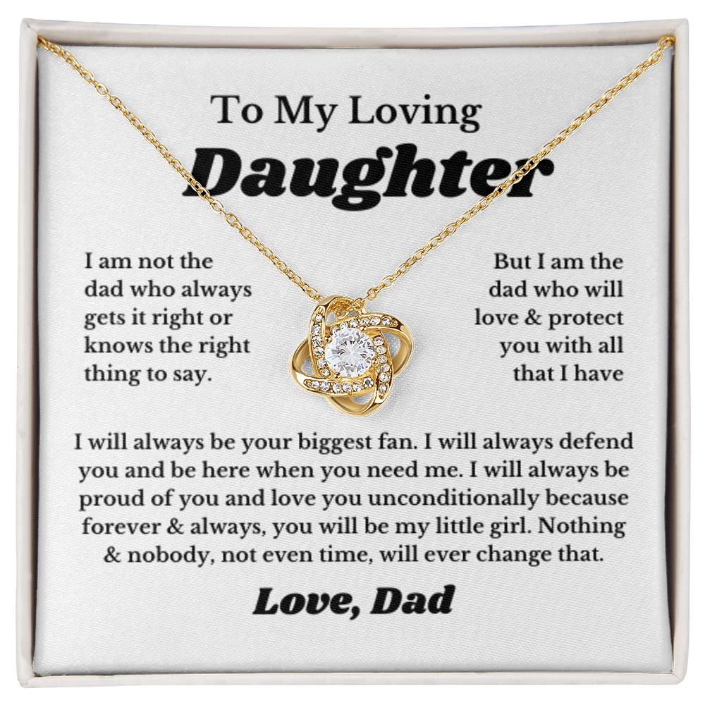 To My Daughter Necklace Gift From Dad, Jewelry