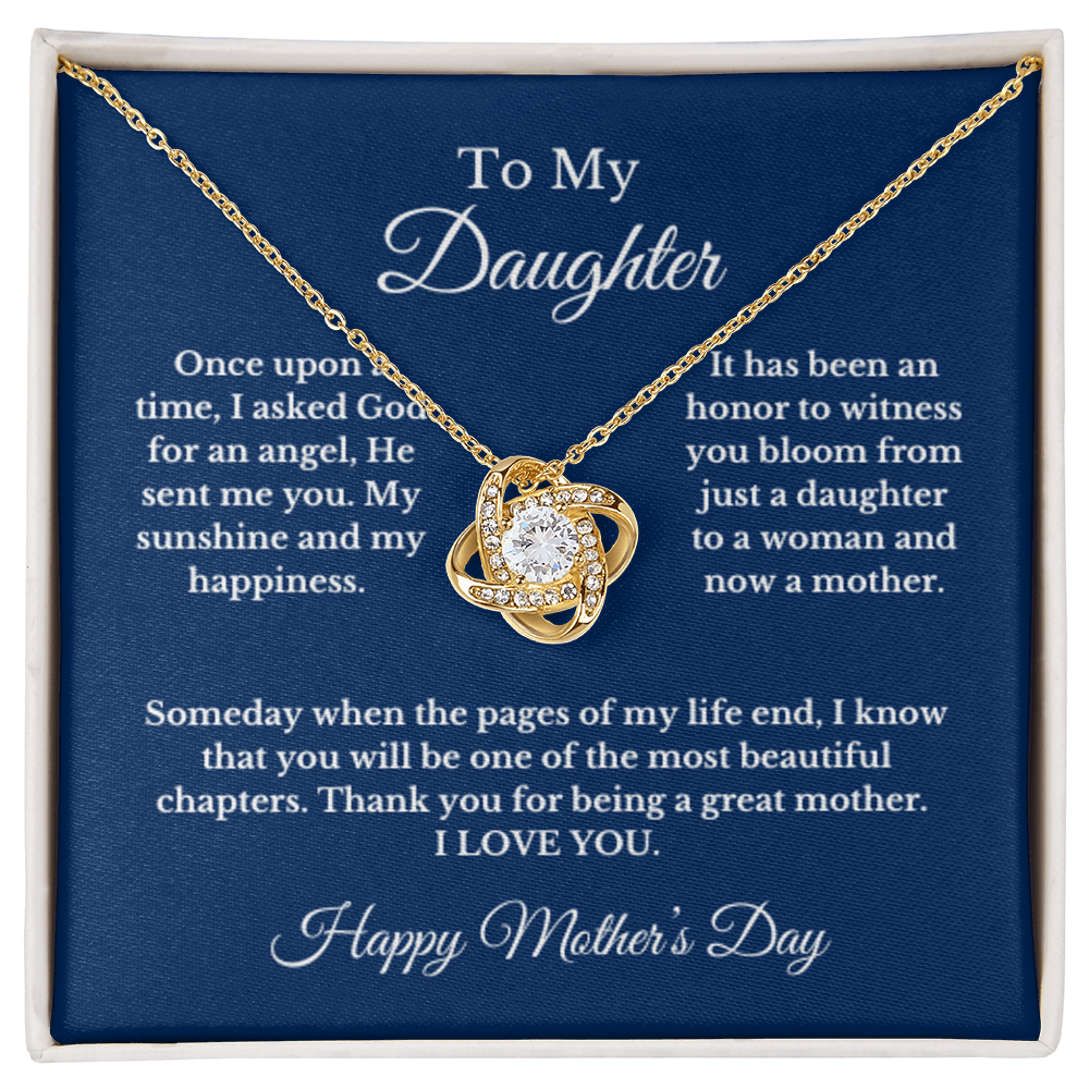 To My Daughter From Mom, Mother's Day Necklace