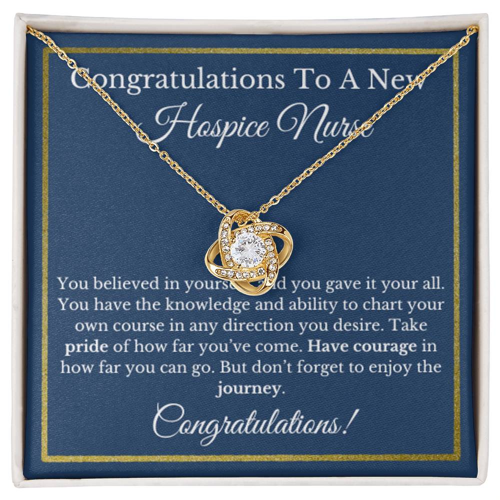 Hospice Nurse Graduation Gift, Healthcare Jewelry Necklace.
