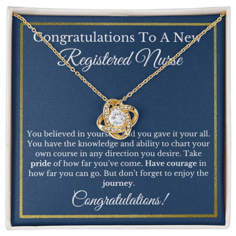 Registered Nurse Graduation Gift, For Nurse, RN Jewelry, Healthcare Provider Necklace.