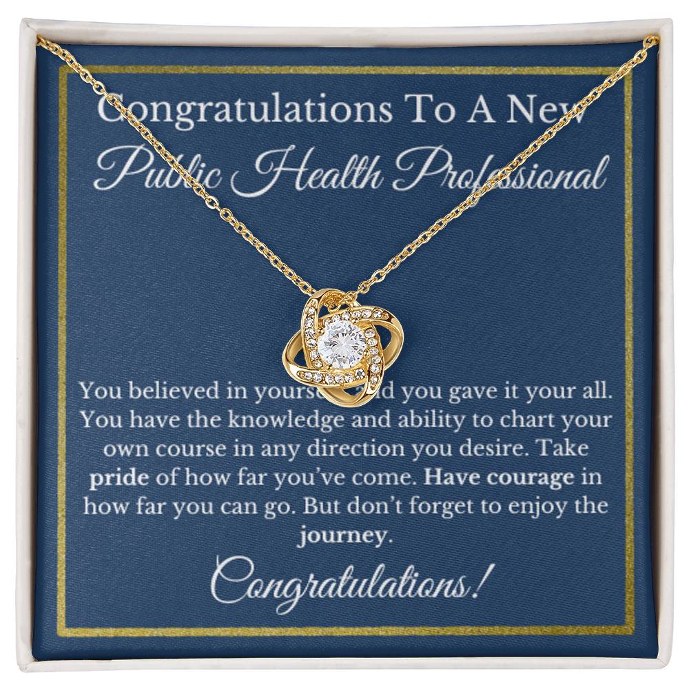 Public Health Graduation Gift, Graduation Necklace, Professional Jewelry.