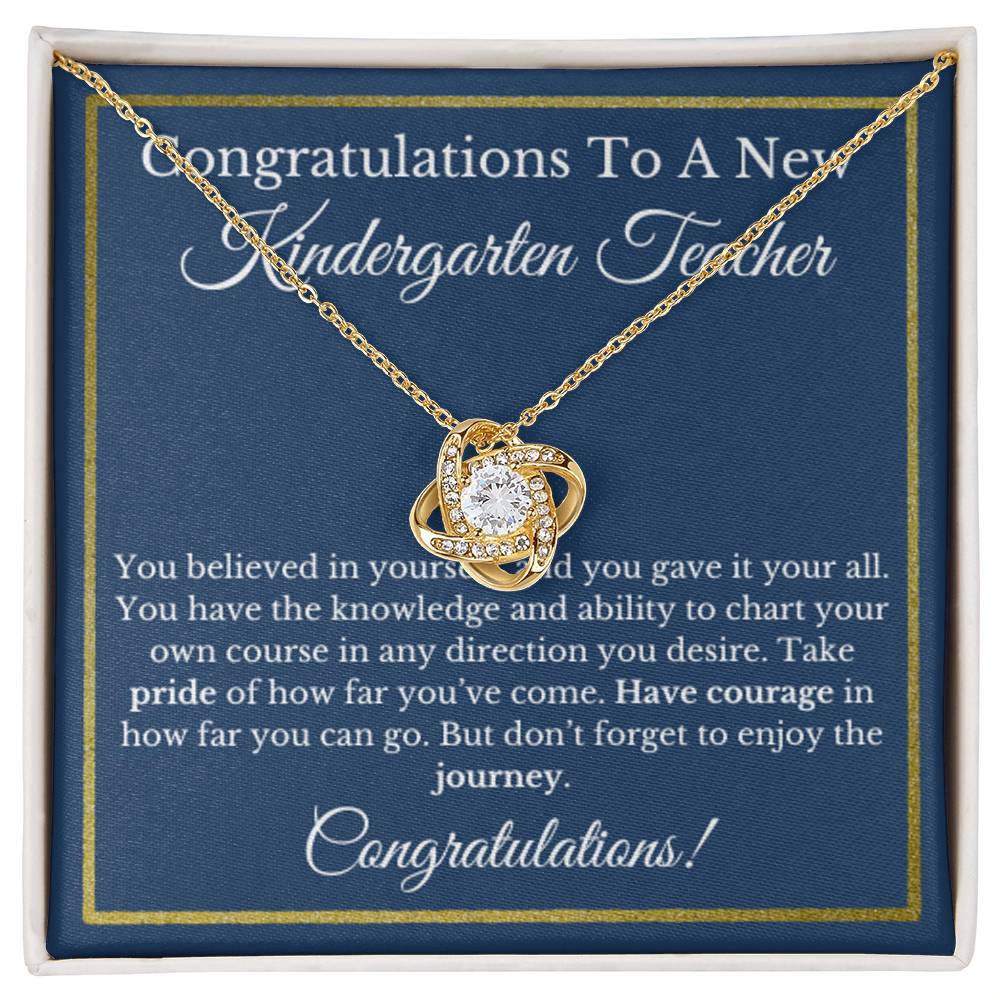 Kindergarten Teacher Graduation Gift, Cute Necklace, Jewelry for New Kindergarten Teacher, Preschool Educator