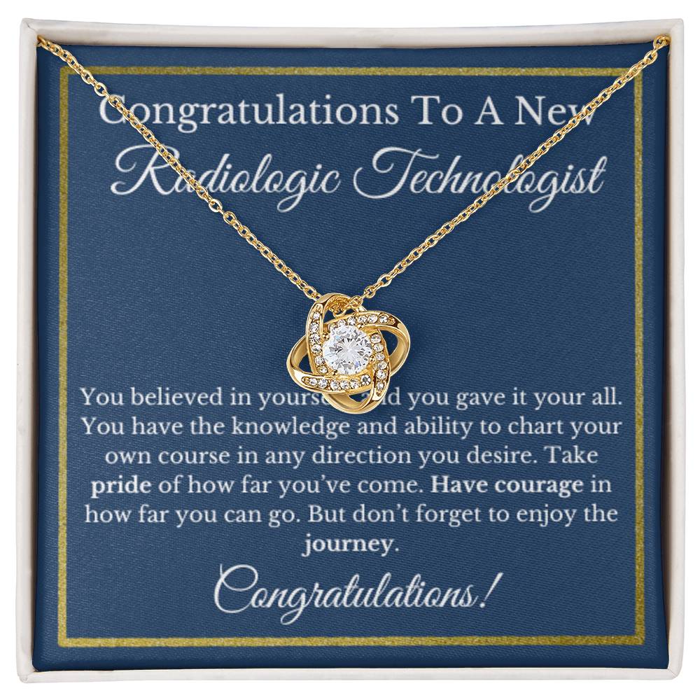 Radiologic Tech Graduation Gift, Technologist Jewelry, Healthcare Provider Necklace.