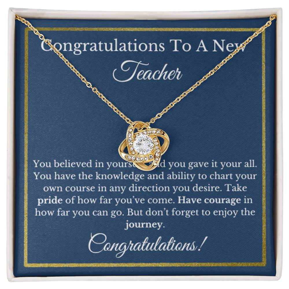 Teacher Necklace, Graduation Gift, Jewelry for Teaching Assistant, Appreciation
