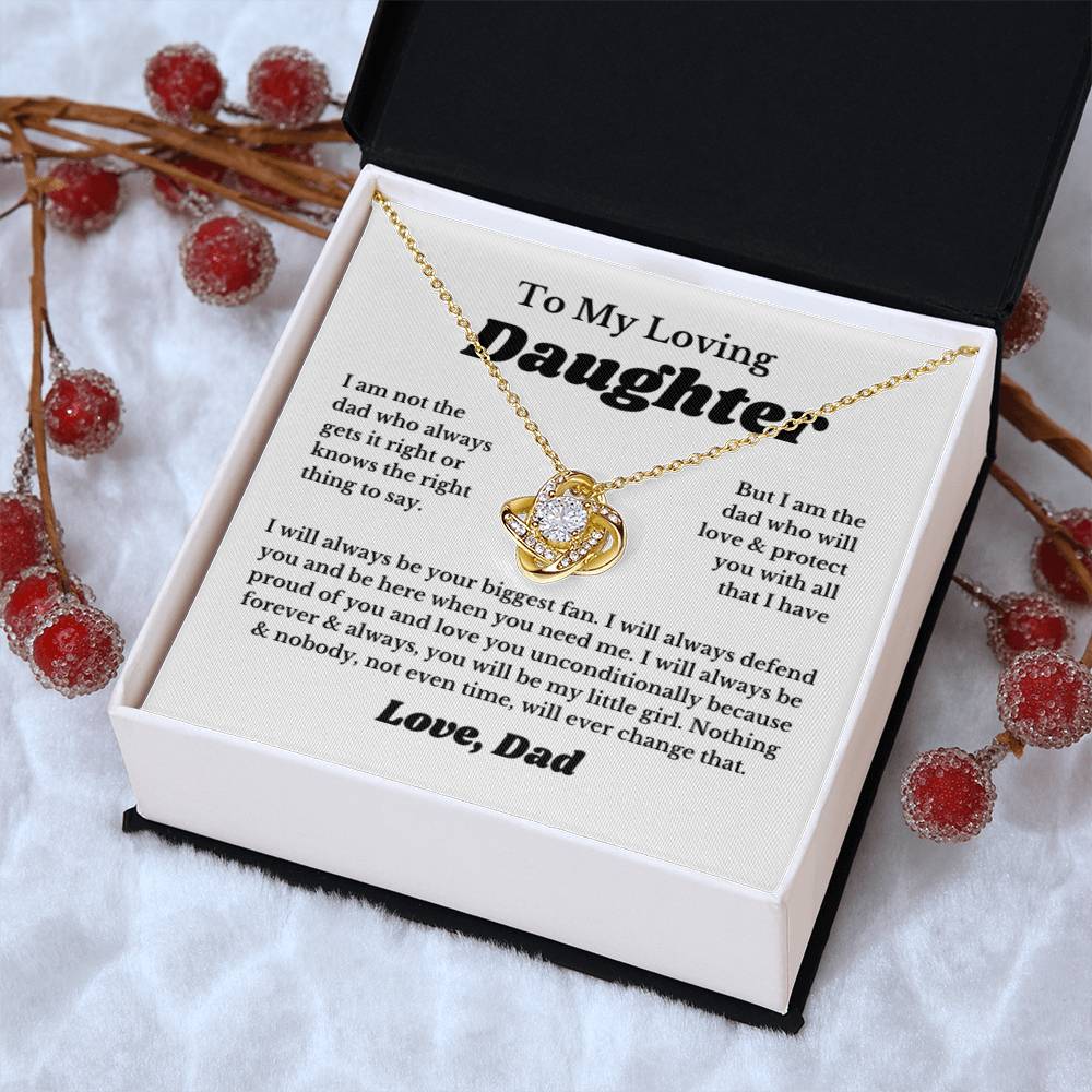 To My Daughter Necklace Gift From Dad, Jewelry