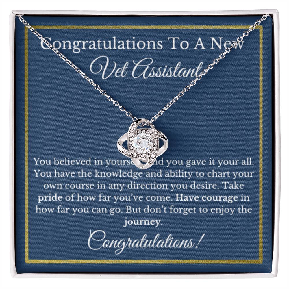 Vet Assistant Graduation Gift, Jewelry, Necklace Present