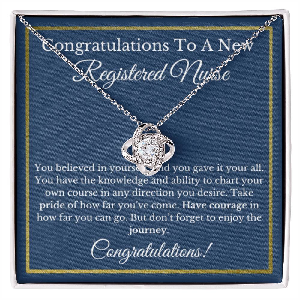 Registered Nurse Graduation Gift, For Nurse, RN Jewelry, Healthcare Provider Necklace.