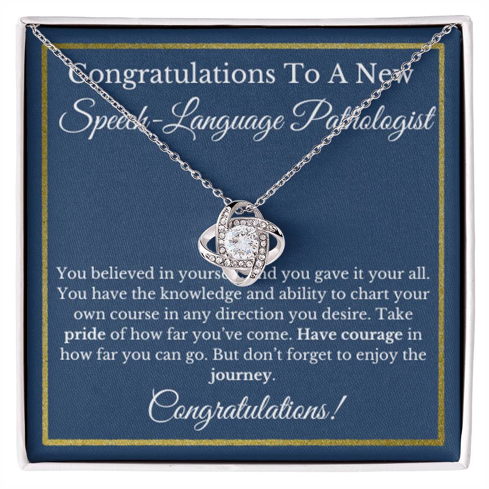 SLP Graduation Gift, Speech Pathologist Necklace, Future SLP, Meaningful Jewelry for Speech Therapist