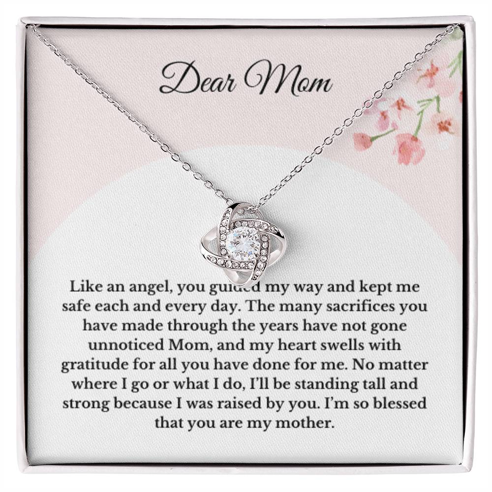 To My Mom Necklace Gifts, Gift For Mom For Mothers Day Flower Necklace For Mom