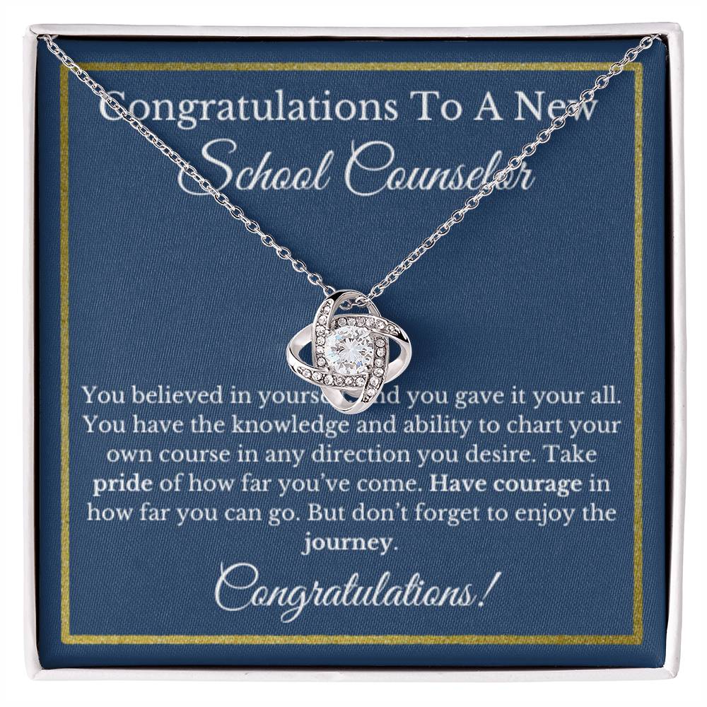 School Counselor Graduation Gift, Encouragement Necklace, Jewelry, Mental Health Advocate
